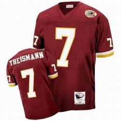 Joe Theismann Washington Football Jersey - Washington #7 Football Jersey(Red Throwback)