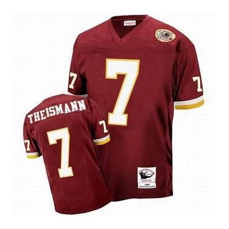 Joe Theismann Washington Football Jersey - Washington #7 Football Jersey(Red Throwback)