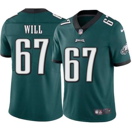 Philadelphia Eagles #67 Erwin Will Stitched Orange Football Jersey