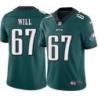 Philadelphia Eagles #67 Erwin Will Stitched Orange Football Jersey