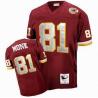 Art Monk Washington Football Jersey - Washington #81 Football Jersey(Red Throwback)