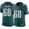 Philadelphia Eagles #68 Steve Vallos Stitched Orange Football Jersey