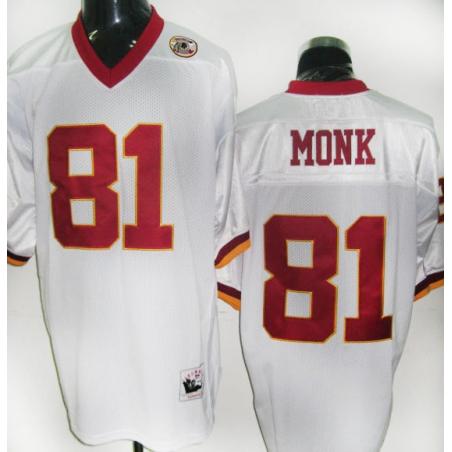 Art Monk Washington Football Jersey - Washington #81 Football Jersey(White)