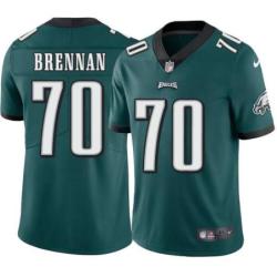 Philadelphia Eagles #70 Leo Brennan Stitched Orange Football Jersey