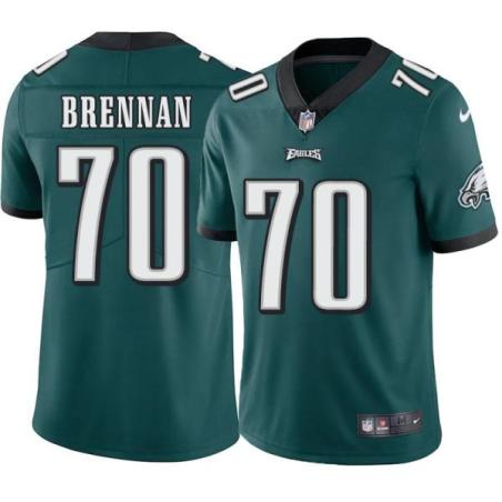 Philadelphia Eagles #70 Leo Brennan Stitched Orange Football Jersey