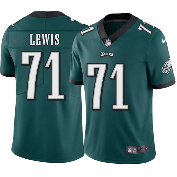 Philadelphia Eagles #71 Joe Lewis Stitched Orange Football Jersey