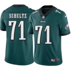 Philadelphia Eagles #71 Elbie Schultz Stitched Orange Football Jersey