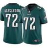 Philadelphia Eagles #72 David Alexander Stitched Orange Football Jersey