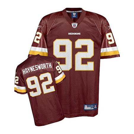 Albert Haynesworth Washington Football Jersey - Washington #92 Football Jersey(Red)