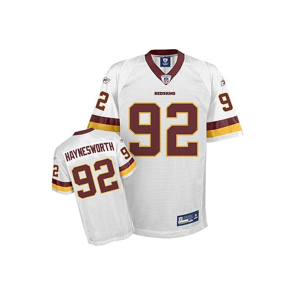 Albert Haynesworth Washington Football Jersey - Washington #92 Football Jersey(White)