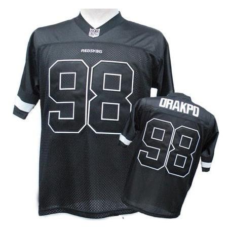 Brian Orakpo Washington Football Jersey - Washington #98 Football Jersey(Black)