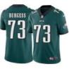 Philadelphia Eagles #73 Derrick Burgess Stitched Orange Football Jersey