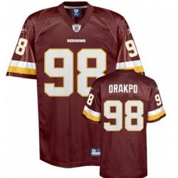 Brian Orakpo Washington Football Jersey - Washington #98 Football Jersey(Red)