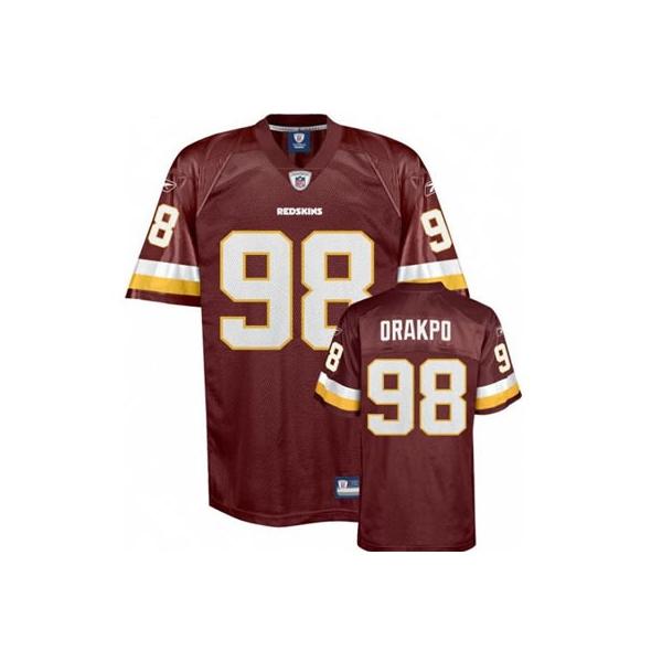 Brian Orakpo Washington Football Jersey - Washington #98 Football Jersey(Red)