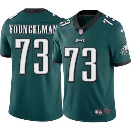 Philadelphia Eagles #73 Sid Youngelman Stitched Orange Football Jersey