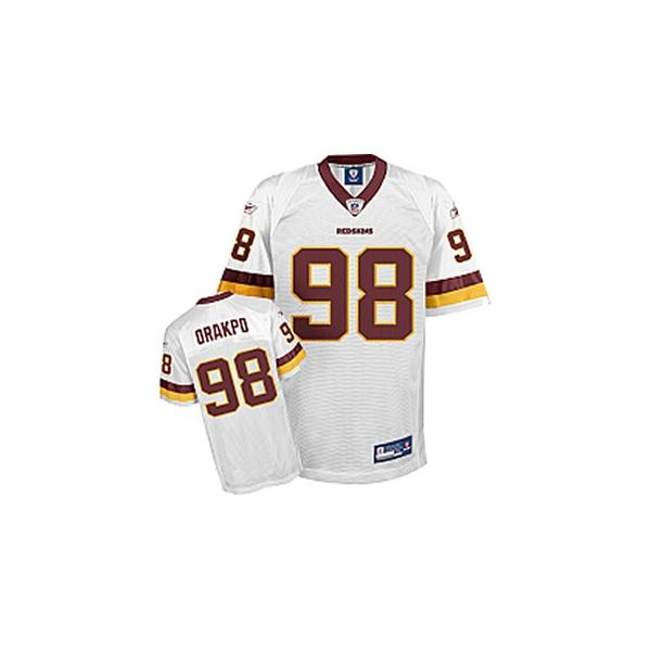 Brian Orakpo Washington Football Jersey - Washington #98 Football Jersey(White)