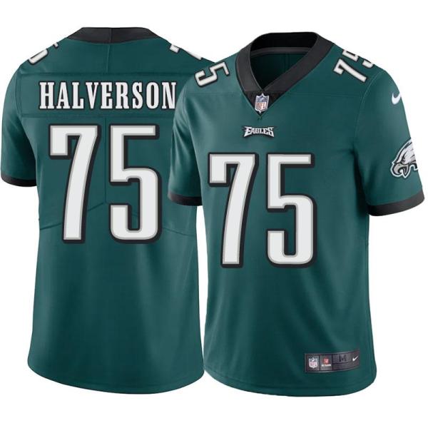 Philadelphia Eagles #75 Bill Halverson Stitched Orange Football Jersey