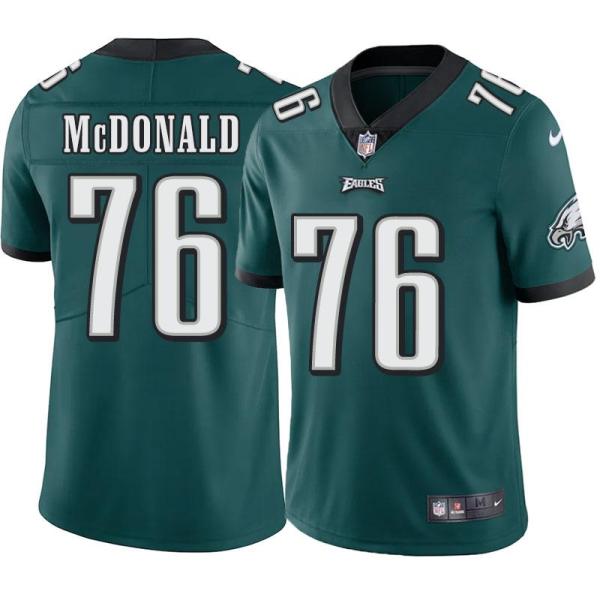 Philadelphia Eagles #76 Les McDonald Stitched Orange Football Jersey