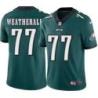 Philadelphia Eagles #77 Jim Weatherall Stitched Orange Football Jersey