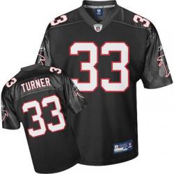 Michael Turner Football Jersey - Atlanta #33 Jersey(FullBlack)