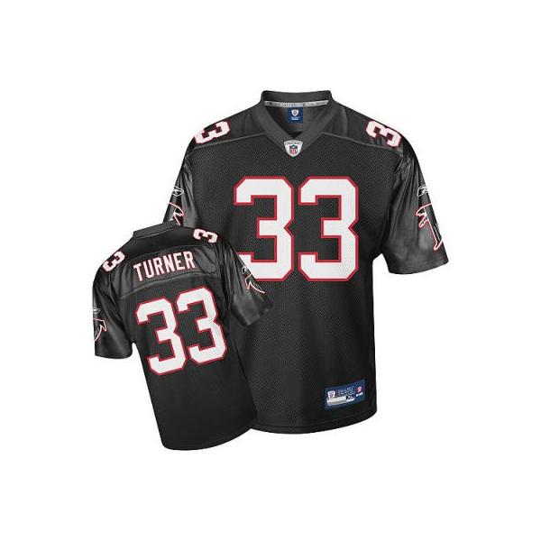 Michael Turner Football Jersey - Atlanta #33 Jersey(FullBlack)