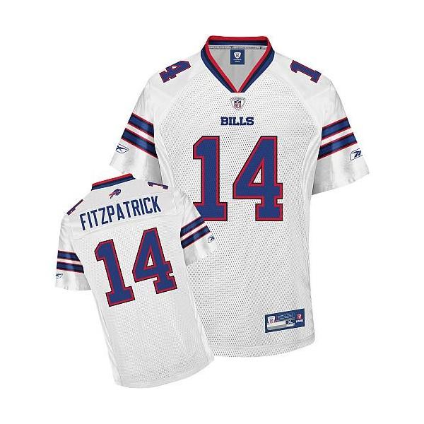 Ryan Fitzpatrick Football Jersey - Buffalo #14 Jersey(2012 White)