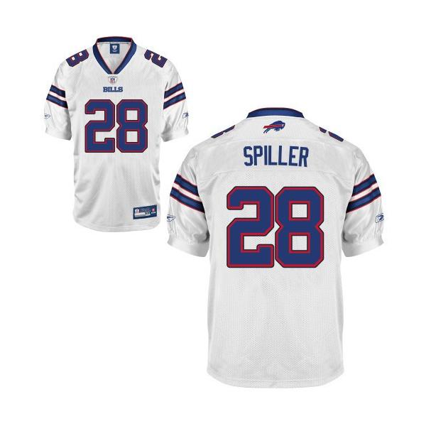 C J Spiller Football Jersey - Buffalo #28 Jersey(2012 White)