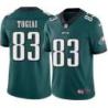 Philadelphia Eagles #83 Noah Togiai Stitched Orange Football Jersey