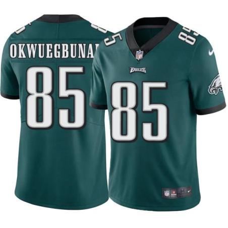 Philadelphia Eagles #85 Albert Okwuegbunam Stitched Orange Football Jersey