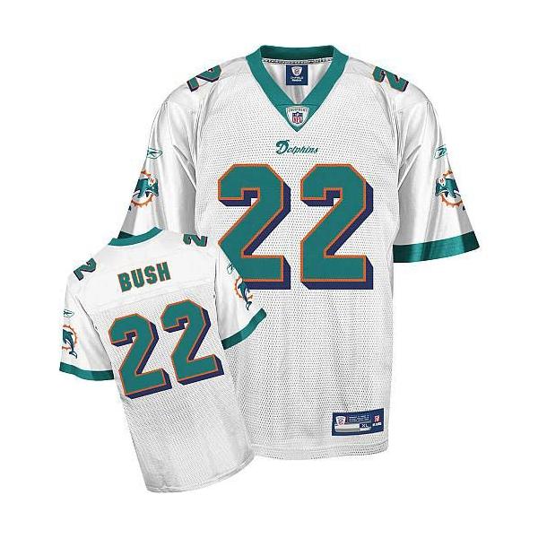 Reggie Bush Football Jersey - Miami #22 Jersey(White)