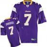 Christian Ponder Football Jersey - Minnesota #7 Jersey(Purple)