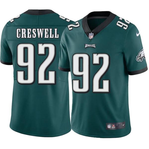 Philadelphia Eagles #92 Smiley Creswell Stitched Orange Football Jersey