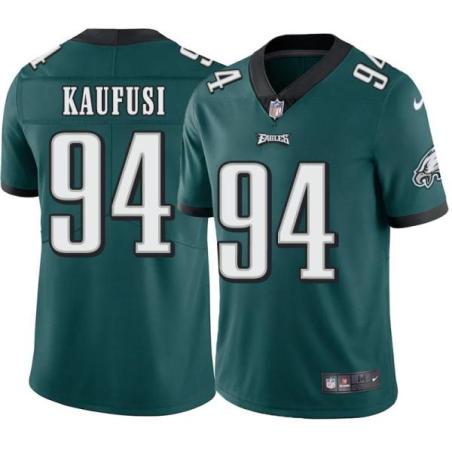 Philadelphia Eagles #94 Steve Kaufusi Stitched Orange Football Jersey