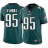 Philadelphia Eagles #95 Mike Flores Stitched Orange Football Jersey