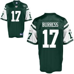 Plaxico Burress Football Jersey - NY-J #17 Jersey(Green)