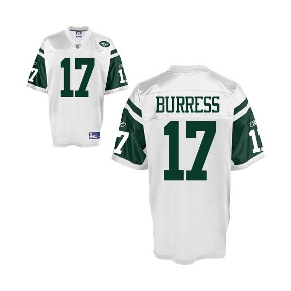 Plaxico Burress Football Jersey - NY-J #17 Jersey(White)