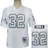 Marcus Allen  Football Jersey - Oakland #32 Jersey(White Throwback Silver Number)