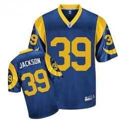 Steven Jackson  Football Jersey - St Louis  #39 Jersey(Blue Throwback)