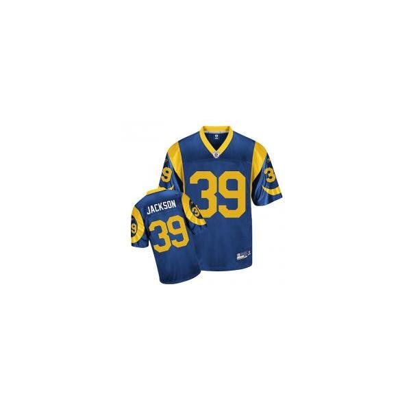 Steven Jackson  Football Jersey - St Louis  #39 Jersey(Blue Throwback)