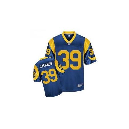 Steven Jackson  Football Jersey - St Louis  #39 Jersey(Blue Throwback)