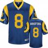 Sam Bradford Football Jersey - St Louis  #8 Jersey(Blue Throwback)