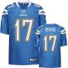 Philip Rivers Powder San Diego Football Jersey - San Diego #17 Football Jersey(Powder Blue)