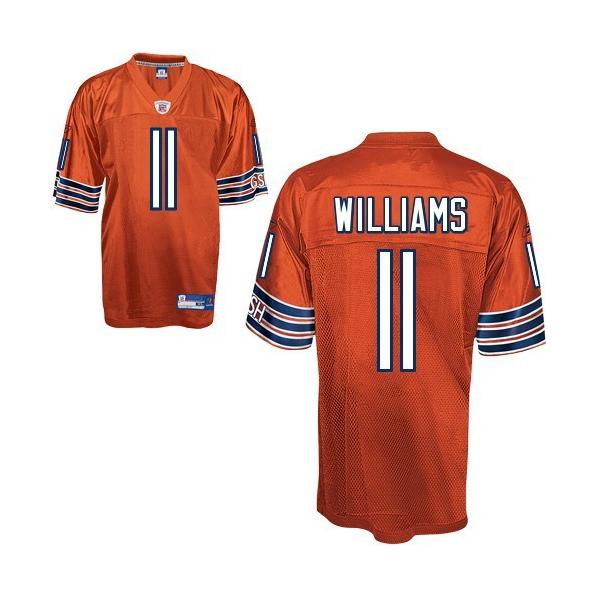 Williams Roy Chicago Football Jersey - Chicago #11 Football Jersey(Orange)