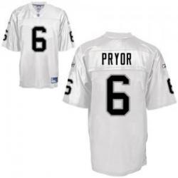 Terrelle Pryor Oakland Football Jersey - Oakland #6 Football Jersey(White)