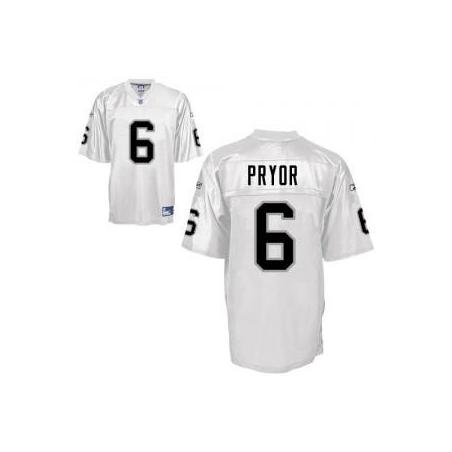 Terrelle Pryor Oakland Football Jersey - Oakland #6 Football Jersey(White)