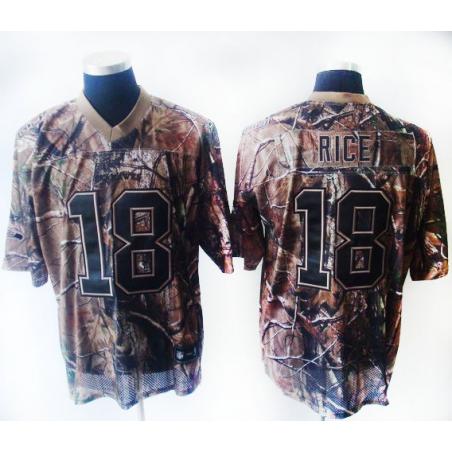 Sidney Rice Seattle Football Jersey - Seattle #18 Football Jersey(Camo)