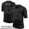 Evan Brown Black Salute to Service Jersey Seattle Seahawks #63