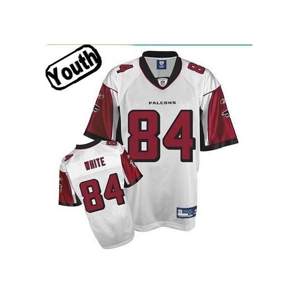 Roddy White Youth Football Jersey -#84 Atlanta Youth Jersey(White)