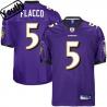 Joe Flacco Youth Football Jersey -#5 Baltimore Youth Jersey(Purple)