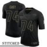 Ron East Black Salute to Service Jersey Seattle Seahawks #74